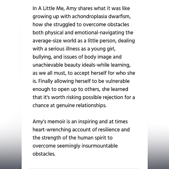 Autographed -A Little Me -- Amy Roloff - Picture 2 of 8